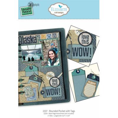 Elizabeth Craft Designs Delightful Discovery Die - Rounded Pocket With Tags