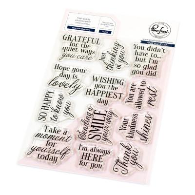 Pinkfresh Studio Artful Foundations Stempel - Heartfelt Chapters