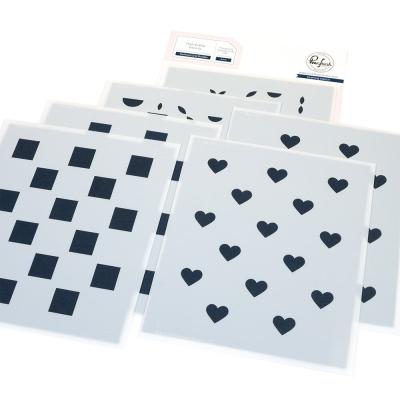 Pinkfresh Studio Artful Foundations Stencil - Refined Grid