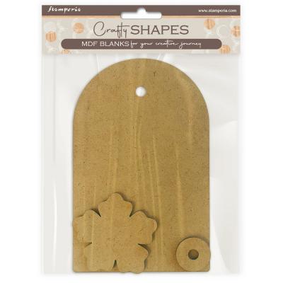 Stamperia Secret Diary Crafty Shapes - Blank Tag
