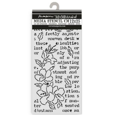 Stamperia Secret Diary Stencil - Butterfly And Flower