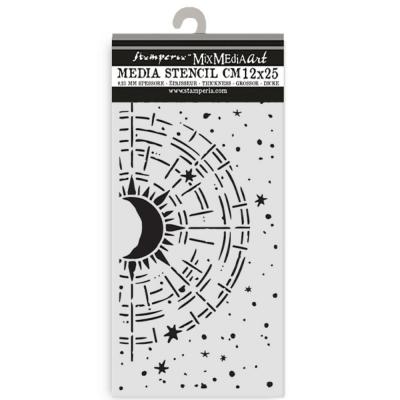 Stamperia Secret Diary Stencil - Cosmic Compass