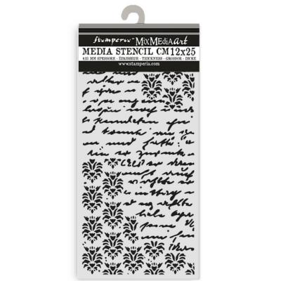 Stamperia Secret Diary Stencil - Seal And Writings