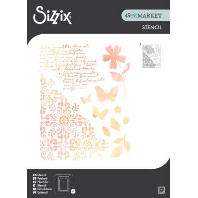Sizzix 49 And Market Stencil - Petal Play