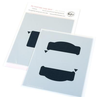 Pinkfresh Studio Homespun With Heart Stencil - The Stitch Edit Large Spool