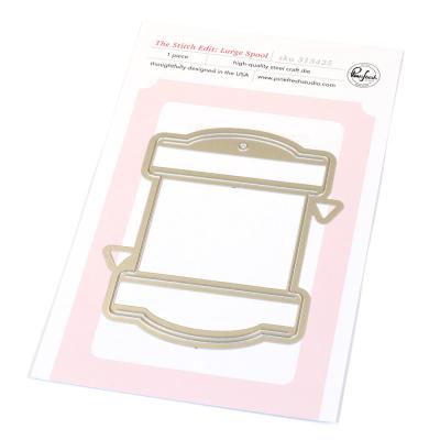 Pinkfresh Studio Homespun With Heart Die - The Stitch Edit Large Spool