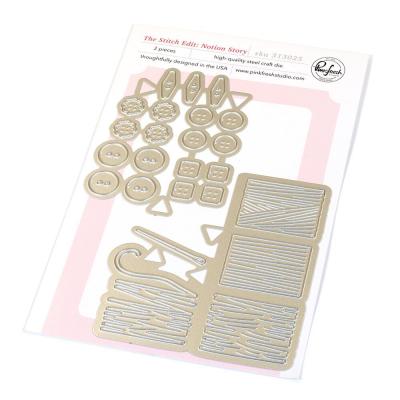 Pinkfresh Studio Homespun With Heart Die - The Stitch Edit Notion Story