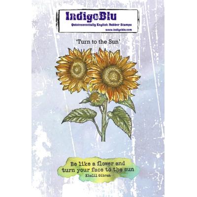 Indigo Blue Stempel - Turn to the Sun