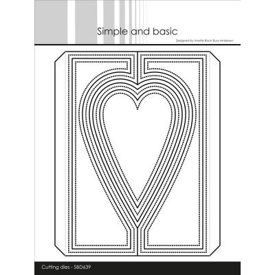 Simple and Basic Dies - Heartshaped Gatefold