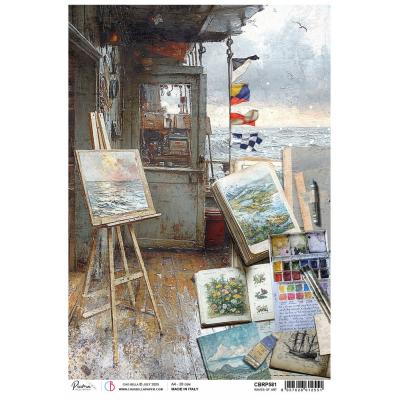 Ciao Bella An Artist Journey Rice Paper - Waves Of Art