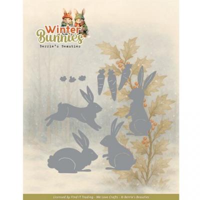 Find It Trading Winter Bunnies Cutting Die - Bunnies