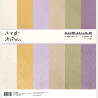 Simple Stories Simple Vintage Lavender Fields - Vintage Basics Kit