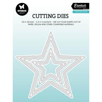 StudioLight Torn Edge Cutting Die - Torn Star Shape