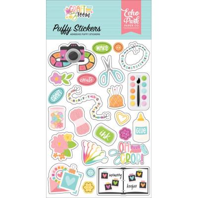 Echo Park Craft Room - Puffy Stickers