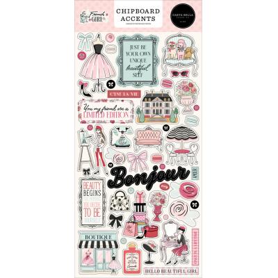 Carta Bella French Girl - Chipboard Accents