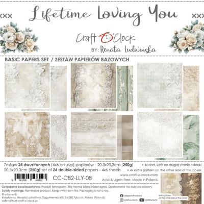 Craft O'Clock Lifetime Loving You - Basic Paper Set