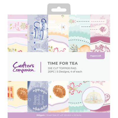 Crafters Companion Time For Tea Cutting Dies - Topper Pad