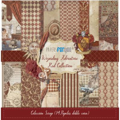 Papers For You Wizarding Adventure Houses - Scrap Paper Pack Red