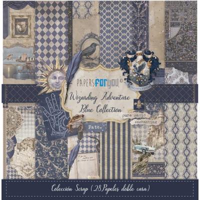 Papers For You Wizarding Adventure Houses - Scrap Paper Pack Blue