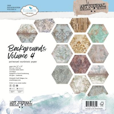 Elizabeth Craft Designs Hello You! - Backgrounds Volume 4