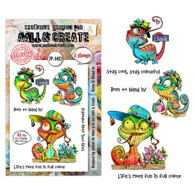 Aall and Create Pun & Paws Stempel - Born To Blend In