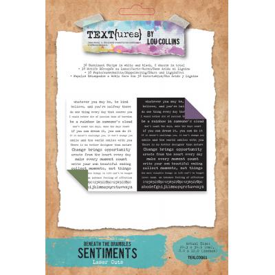 TEXT(ures) Beneath The Brambles - Laser Cut Sentiment Pack