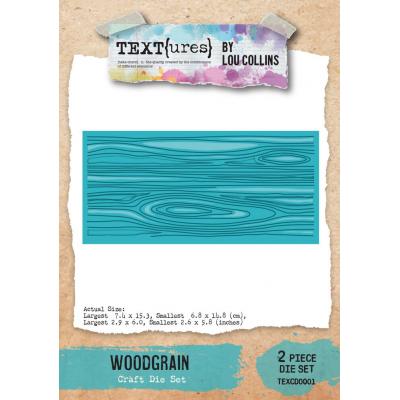 TEXT(ures) Beneath the Brambles Craft Die - Woodgrain