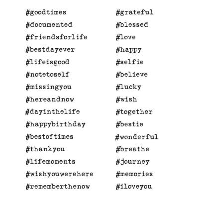 Stampers Anonymous Tim Holtz Stempel - #Hashtags