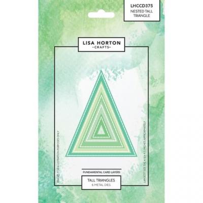 Lisa Horton Crafts Fundamentals  Die Set - Nested Tall Triangle