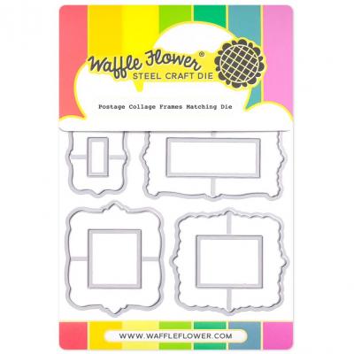 Waffle Flower Postage Collage Dies - Frames