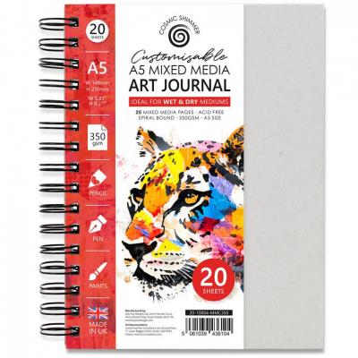 Katy Sue Designs Cosmic Shimmer Customisable Art Journal - Mixed Media