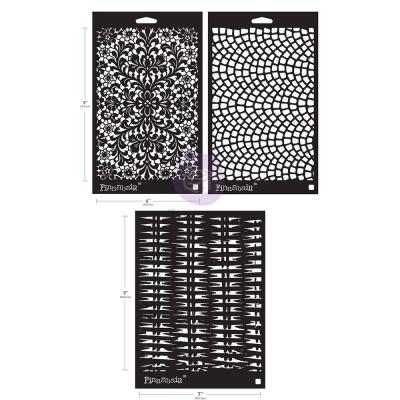 Prima Marketing Finnabair Limited Edition Stencil Set - Knots & Knits