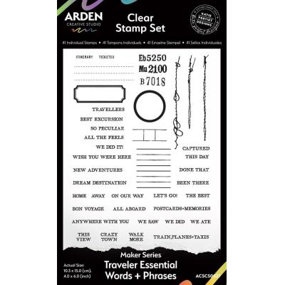 Arden Creative Studio Been There Stempel - Traveler Essential Words+Phrases