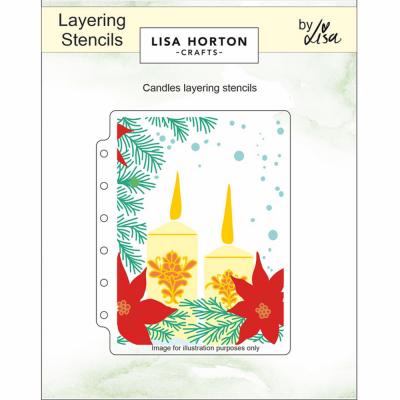 Lisa Horton Crafts Stencil - Crafts Candles
