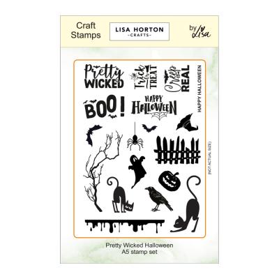 Lisa Horton Crafts Stempel - Pretty Wicked Halloween