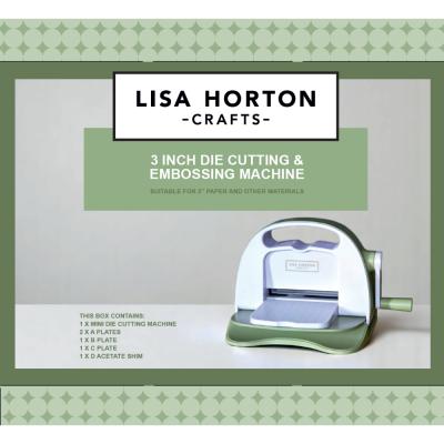 Lisa Horton Crafts Die Cutting & Embossing Machine + Plates
