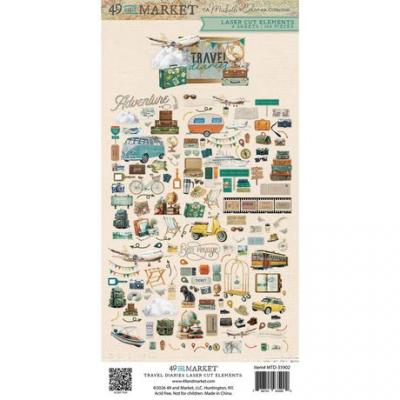 49 and Market Travel Diaries - Laser Cut Elements