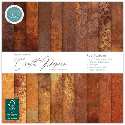 Craft Consortium Essential Paper Pad - Rust Textures