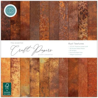 Craft Consortium Essential Paper Pad - Rust Textures