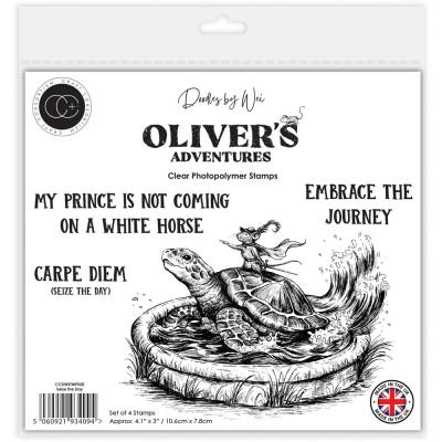 Craft Consortium Oliver's Adventures Stempel - Seize The Day