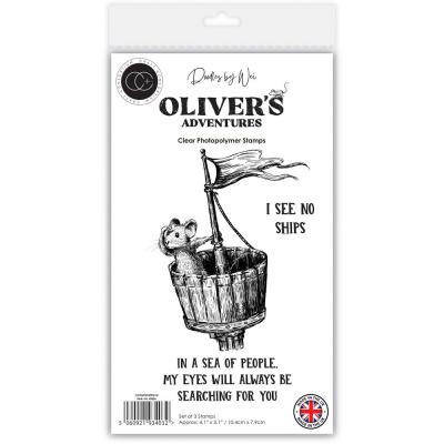 Craft Consortium Oliver's Adventures Stempel - See No Ships