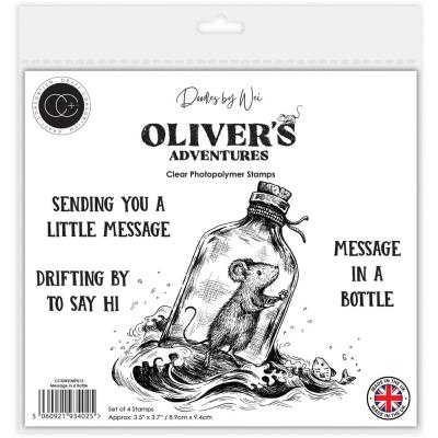 Craft Consortium Oliver's Adventures Stempel - Message In Bottle