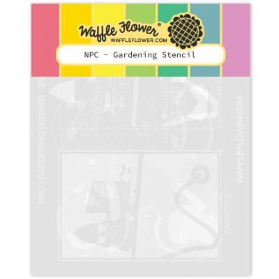 Waffle Flower Stencils - Nesting Postage Collage - Gardening