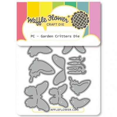 Waffle Flower Cutting Dies - Postage Collage - Garden Critters