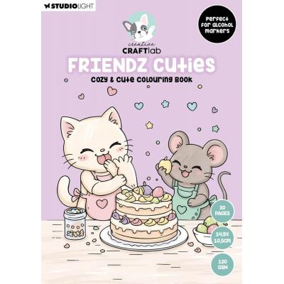 StudioLight Creative Craftlab Friendz Cozy & Cute Coloring Book - Friendz Cuties