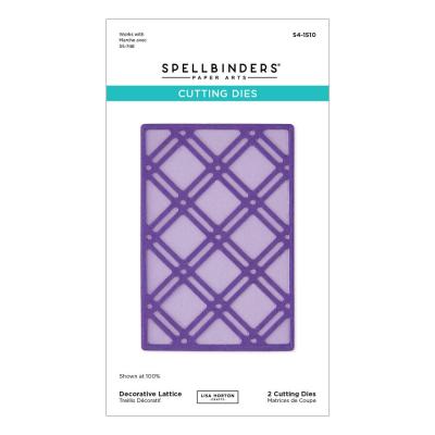 Spellbinders Summertime Etched Dies - Decorative Lattice