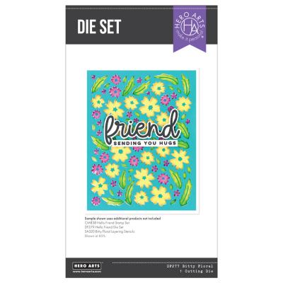 Hero Arts You've Got A Friend Die - Bitty Floral