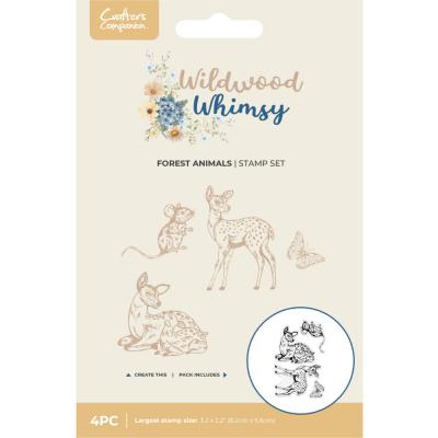 Crafter's Companion Wildwood Whismy  Stempel - Forest Animals