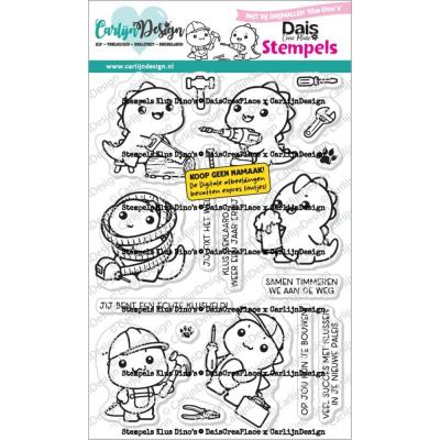 CarlijnDesign Stempel - DIY Dinosaurs (NL)