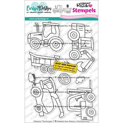 CarlijnDesign Stempel - Vehicles 2